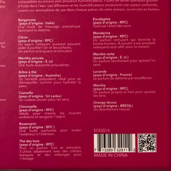 Pursonic Aromatherapy Essential Oil Set of 14 - Picture 9 of 11